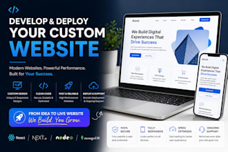 develop  and deploy your custom website