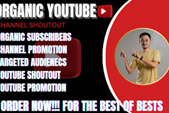 promote your youtube channel organically and shoutout to 500k subscribers