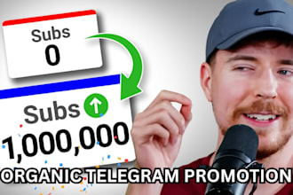 do crypto telegram channel to 90m traders via telegram ads, twitter promotion