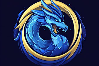 create unique medieval fantasy game, rpg, mmo game logo