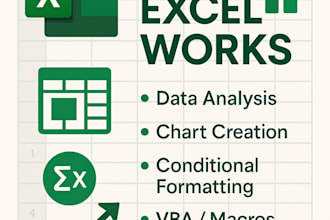 do data cleaning, formatting, highlighting very efficiently with fast delivery