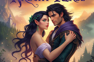 design fantasy book cover, romance cover and kindle ebook
