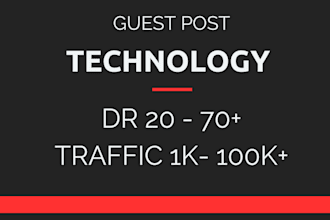 publish high da DR as tech guest posts with dofollow backlinks for SEO boost