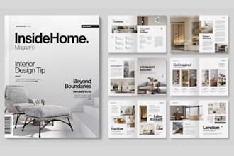 design luxury realestate product catalog, booklet, catalogue, magazine, lookbook
