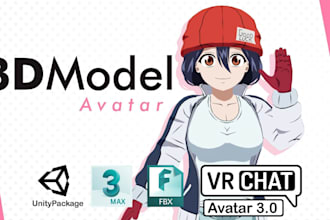 create stunning custom furry anime nsfw nardo fursona avatar for vrchat
