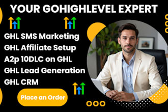 setup ghl SMS marketing ghl affiliate a2p 10dlc ghl lead generation ghl ai