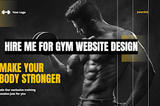 wix fitness website redesign, wix fitness landing page, wix website redesign