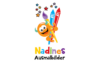 design awesome coloring pictures with pencil logo