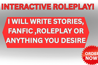 write a story, roleplay, fanfic, anything you desire