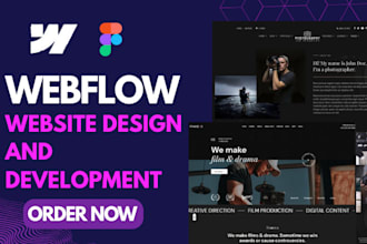 develop design and redesign webflow website and convert figma to webflow