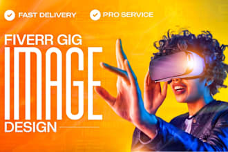 design attractive fiverr gig image, gig cover, fiverr thumbnails