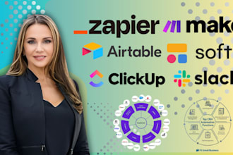 do zapier webhooks airtable make com aotomation softr clickup slack integration