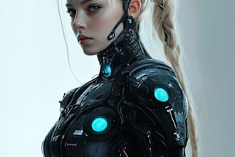 draw your dnd, sci fi, fantasy character or illustration for you