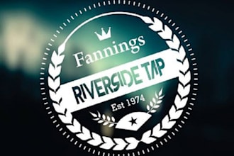design awesome riverside tap chicago logo