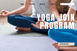 wix retreat landing page, retreat website redesign, wix yoga landing page design
