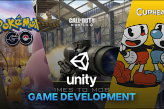 unity 3d game development mobile multiplayer game design android ios bug fixing