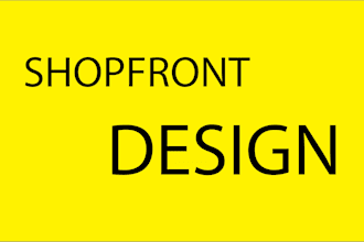 do professional shopfront, window graphics, billboards design
