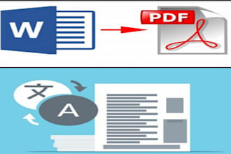 pdf to word conversions and vice versa