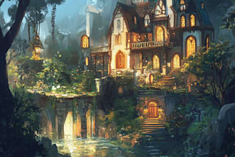 environment concept art landscape design
