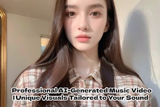 create a unique ai generated music video that matches your song