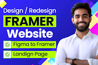 do responsive framer website design, figma to framer, framer landing page
