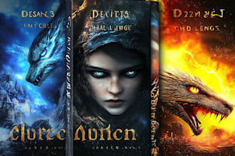 create stunning fantasy book covers, romance covers and book illustrations