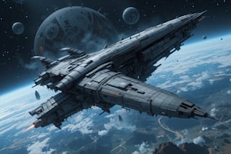 do a sci fi spaceship design