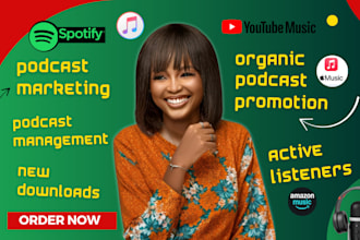 manage promote your podcast editing podcast promotion organic podcast marketing