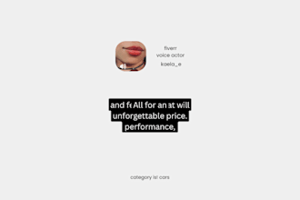 voice act with a smooth and calming medium tone
