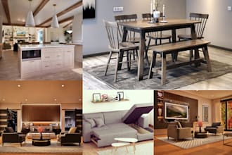 do 3d furniture modeling 3d interior rendering  design 3d architecture animation