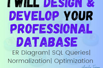 design and develop your professional database