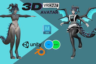 ido a customized vrchat avatar that will befit your style and makes you standout