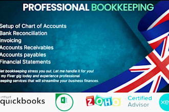 do tax accounting and bookkeeping for UK, US company