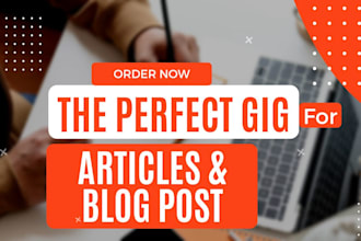 write articles, blogs, and website content