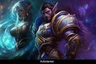 draw your oc, world of warcraft or dnd fantasy character