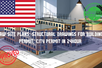 draw site plans city permit structural drawings for buildings permit in texas
