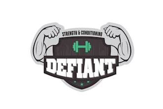 make modern super fitness logo for crawford athletics