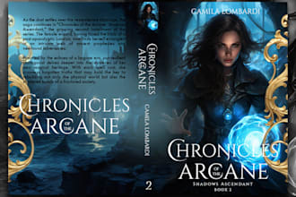 create a unique fantasy book cover illustration