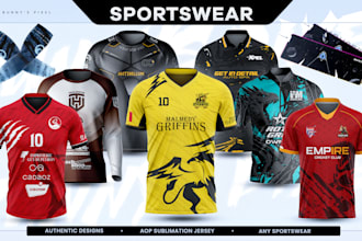create custom sportswear and sublimation jersey designs