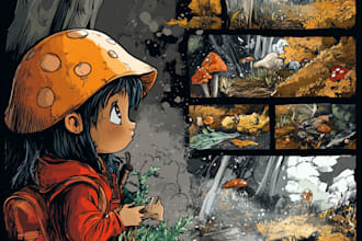 draw children or comic illustration