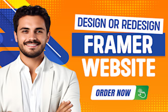 develop framer website, design framer landing page, figma to framer conversion