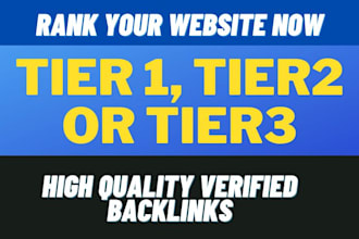 tier 2 or tier 3 contextual SEO backlinks for ranking
