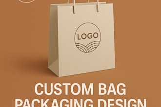 create elegant and premium custom bag packaging for your brand