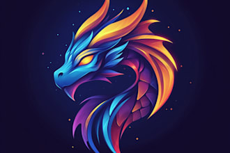 design a fantasy rpg logo dnd image for you