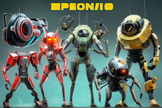 design a sci fi character or sci fi character art