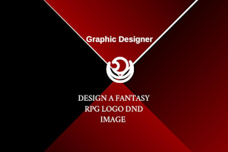 design a fantasy rpg logo dnd image for you