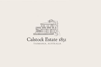 create awesome cottage logo with unlimited revisions