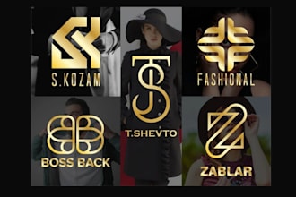 design luxury modern fashion streetwear clothing brand logo