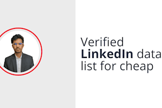 provide linkedin data list for cheap