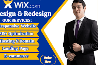 wix website redesign, wix website design and redesign, wix website, wix redesign